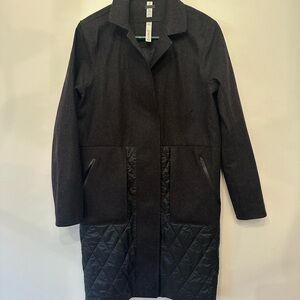 Lululemon Athletica Black Trench Coat